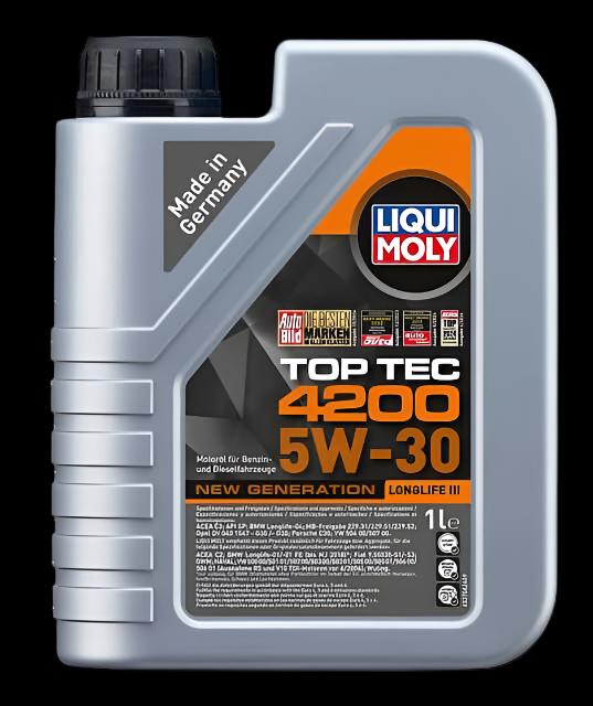 LIQUI MOLY TOP TEC 4200 5W-30 NEW GENERATION